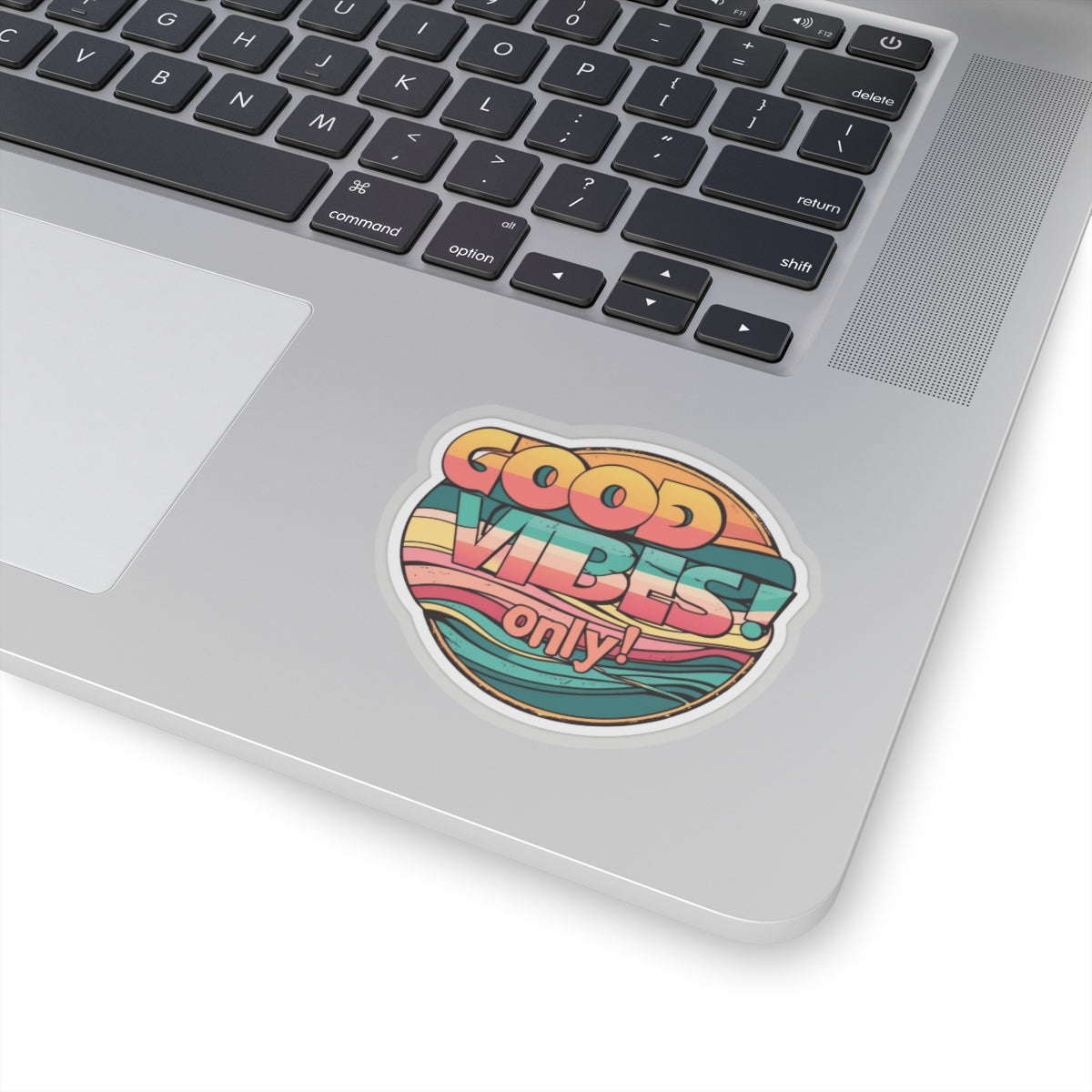 Good Vibes Only Kiss-Cut Stickers, Positive Vibes Decals, Laptop Stickers, Waterproof Sticker Pack, Inspirational Quote Stickers