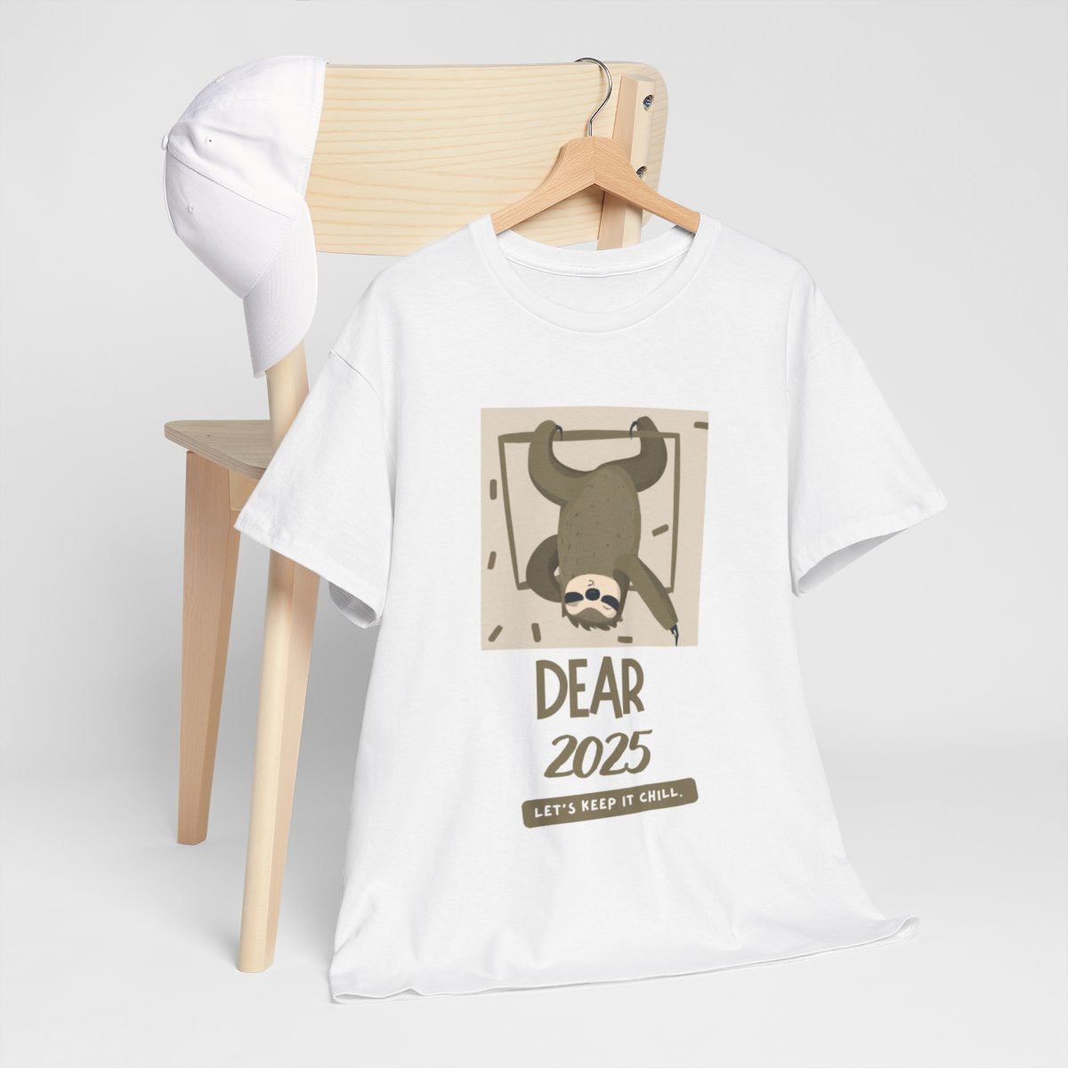 Funny Sloth T-Shirt 2025, Casual Humor for Any Occasion, Year 2025