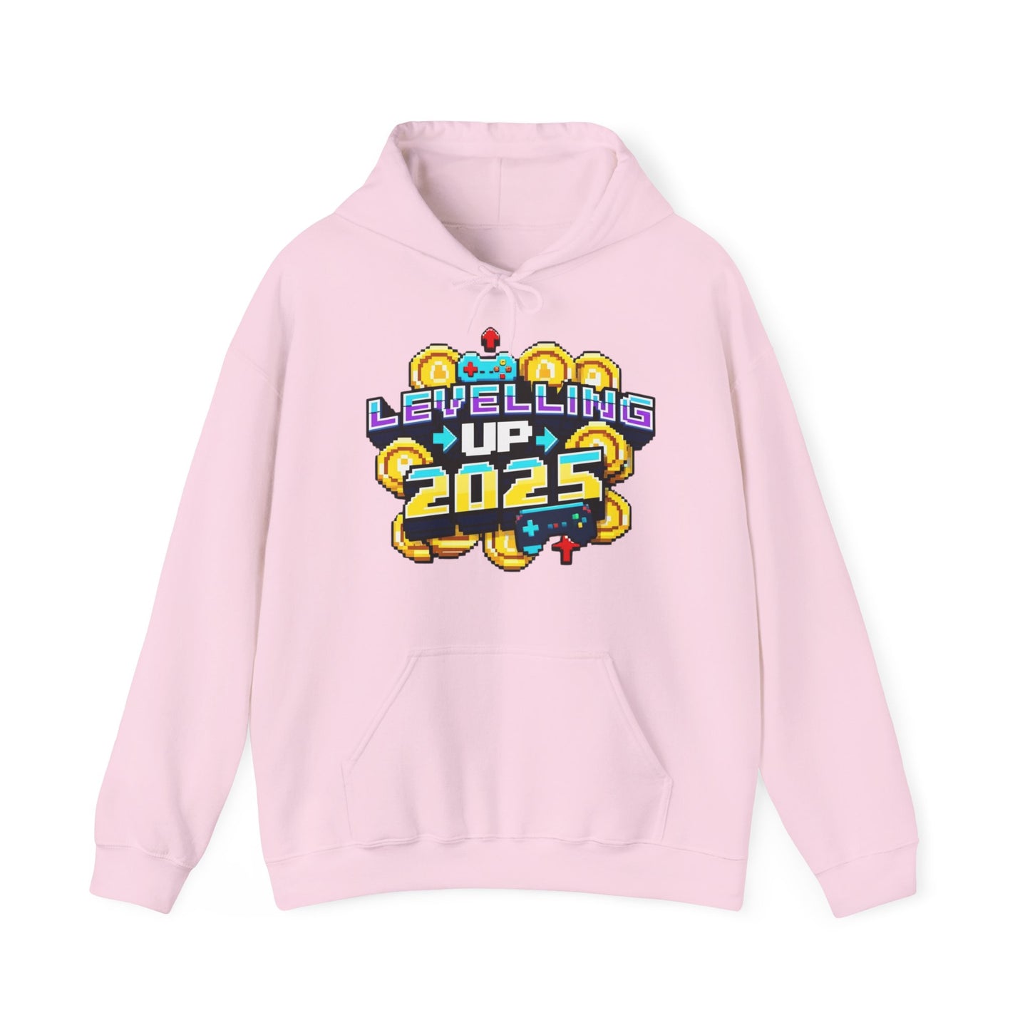 2025 Gaming Hoodie – Unisex Heavy Blend Sweatshirt, Cozy Gamer Style with Modern Design