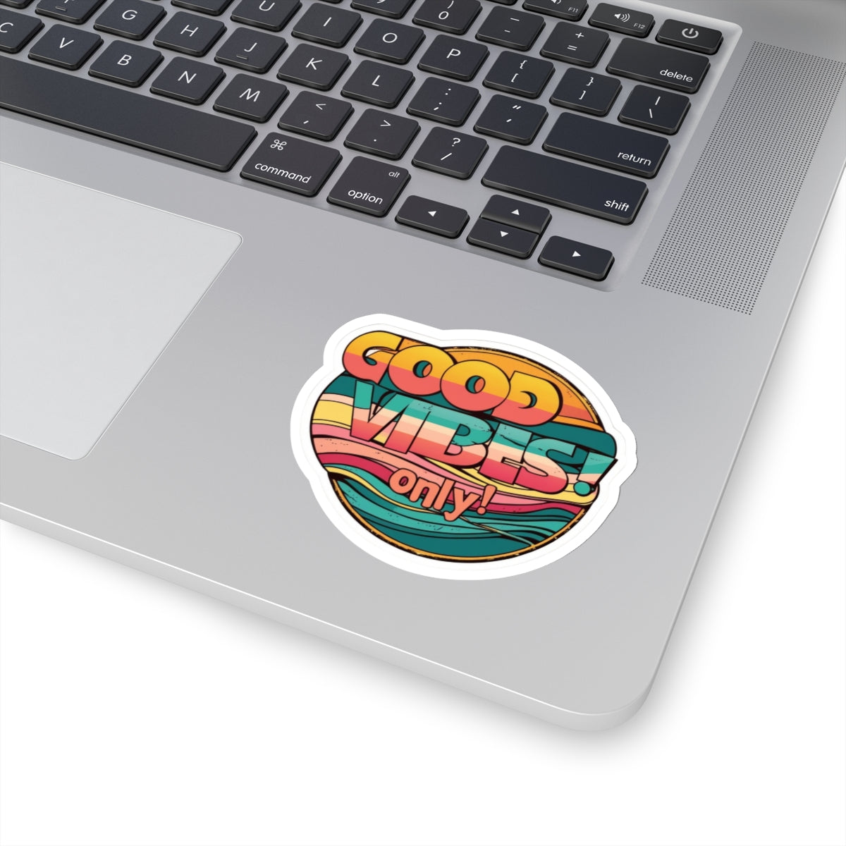Good Vibes Only Kiss-Cut Stickers, Positive Vibes Decals, Laptop Stickers, Waterproof Sticker Pack, Inspirational Quote Stickers