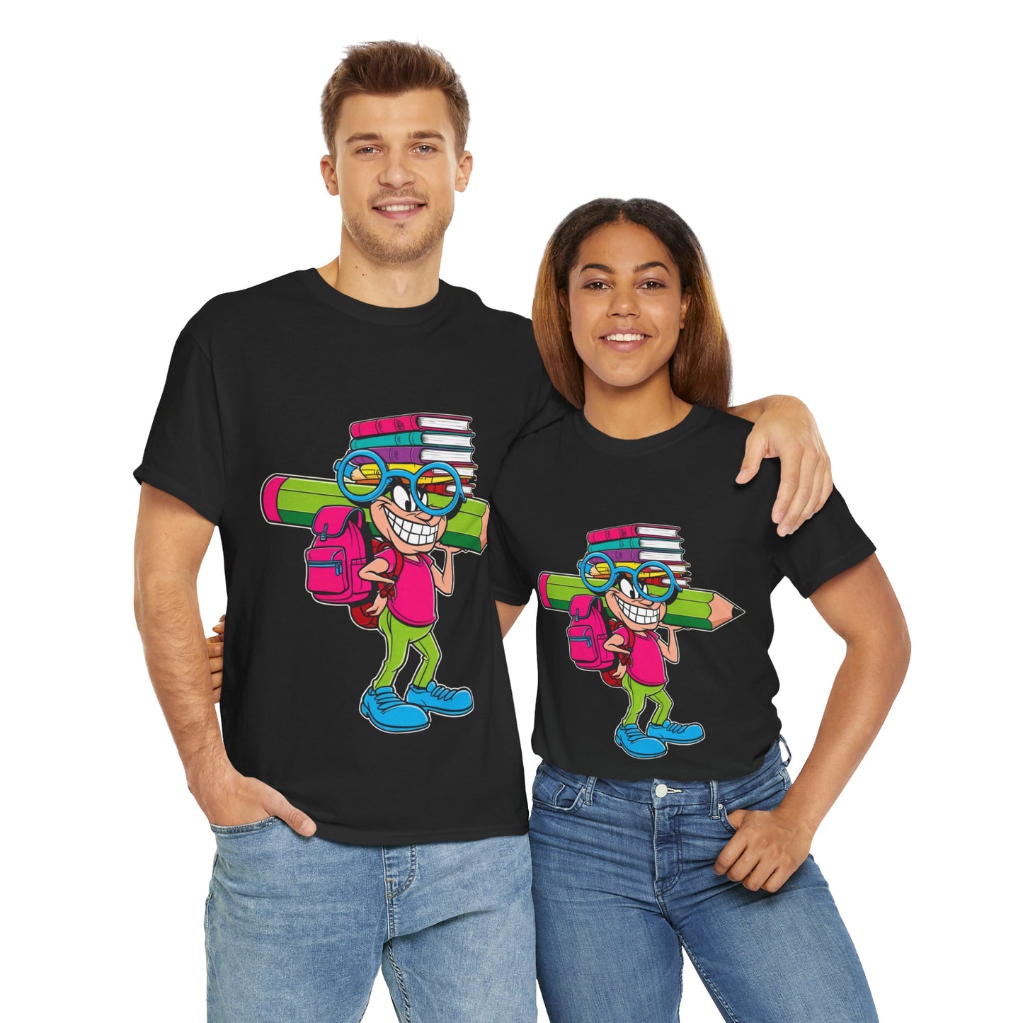 Graphic T-Shirt, School Supplies Tee, Student Gift Idea, Teacher Appreciation Shirt, Fun & Creative Design