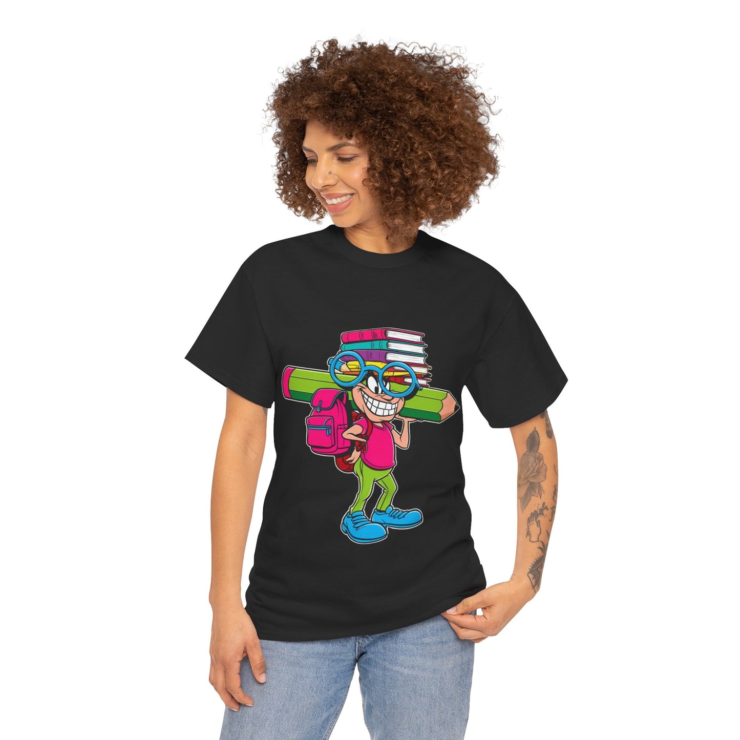 Graphic T-Shirt, School Supplies Tee, Student Gift Idea, Teacher Appreciation Shirt, Fun & Creative Design