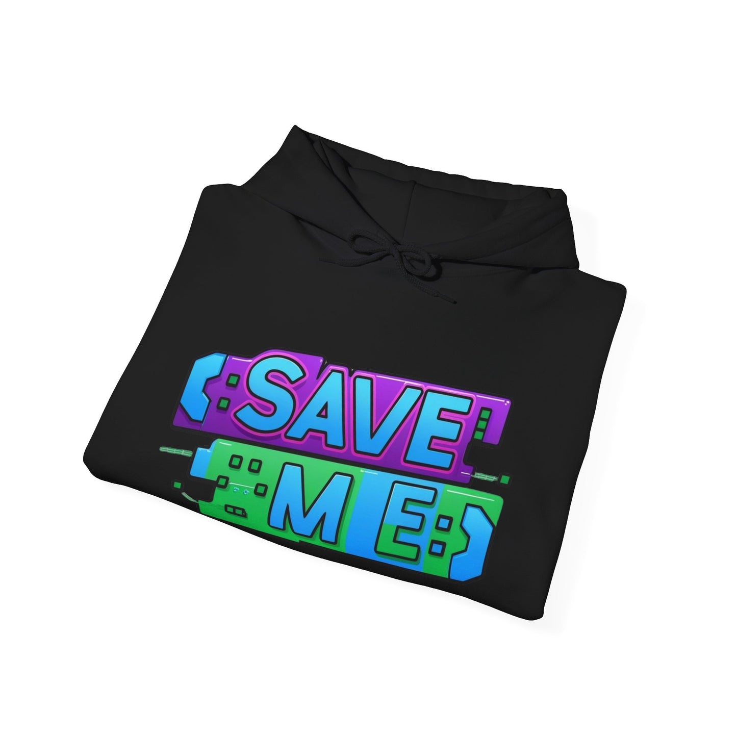 Tech-Inspired Hoodie – Ctrl + S (Save Me) Design, Funny Keyboard Theme, Neon Colors, Unisex Pullover Sweatshirt