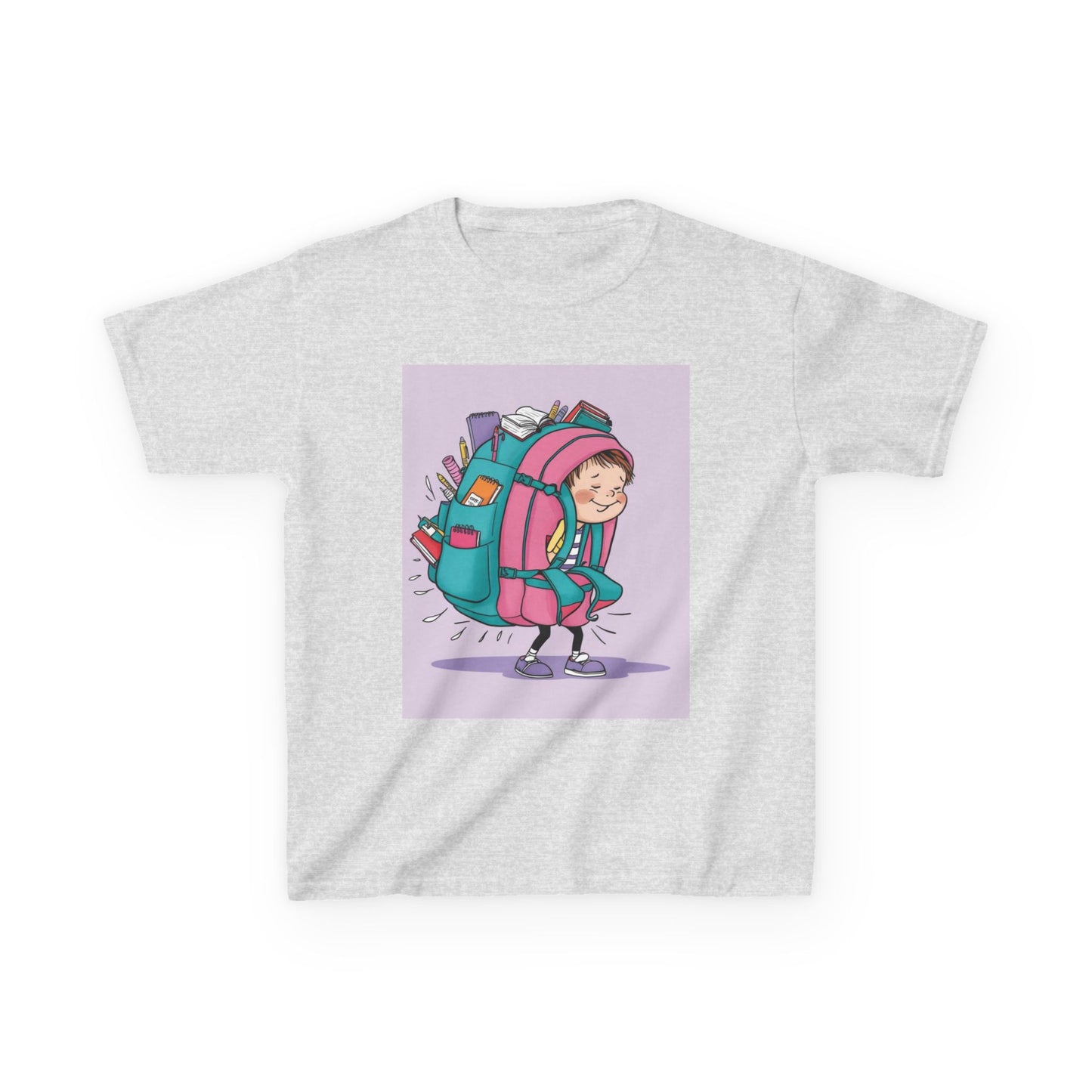 Girls' Cotton Tee, Gift for Girls, Stylish School Shirt, Kids Birthday Gift, Comfortable Clothing for Girls