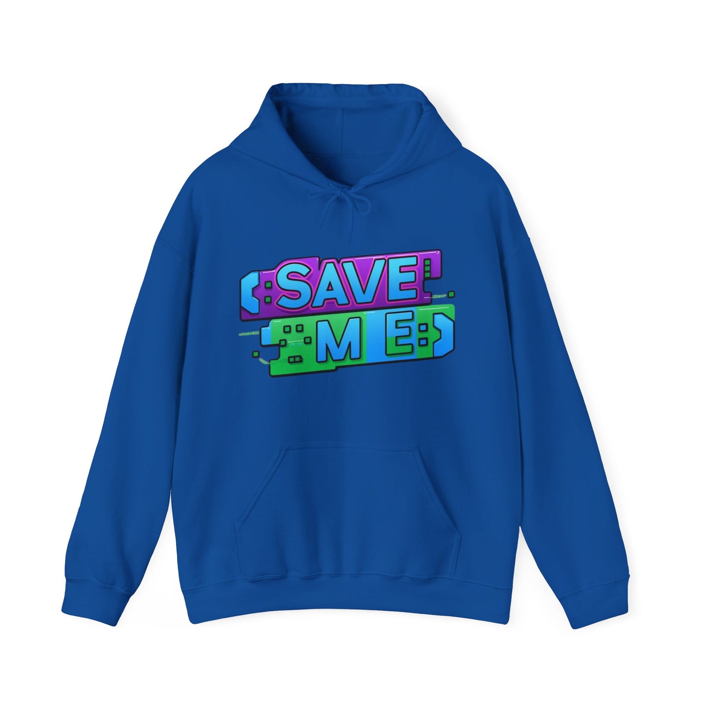 Tech-Inspired Hoodie – Ctrl + S (Save Me) Design, Funny Keyboard Theme, Neon Colors, Unisex Pullover Sweatshirt