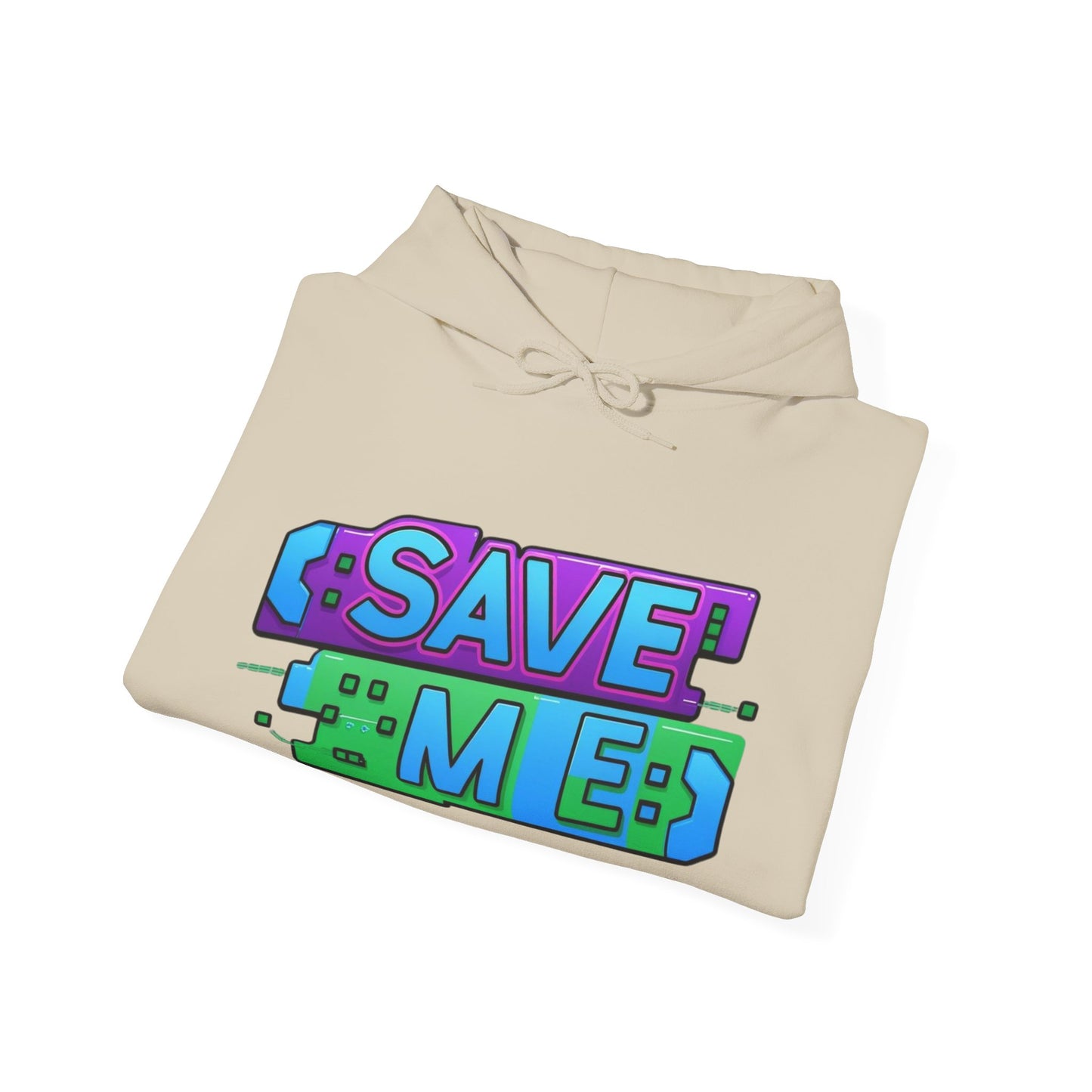 Tech-Inspired Hoodie – Ctrl + S (Save Me) Design, Funny Keyboard Theme, Neon Colors, Unisex Pullover Sweatshirt