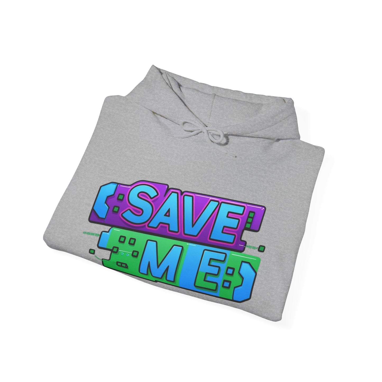 Tech-Inspired Hoodie – Ctrl + S (Save Me) Design, Funny Keyboard Theme, Neon Colors, Unisex Pullover Sweatshirt