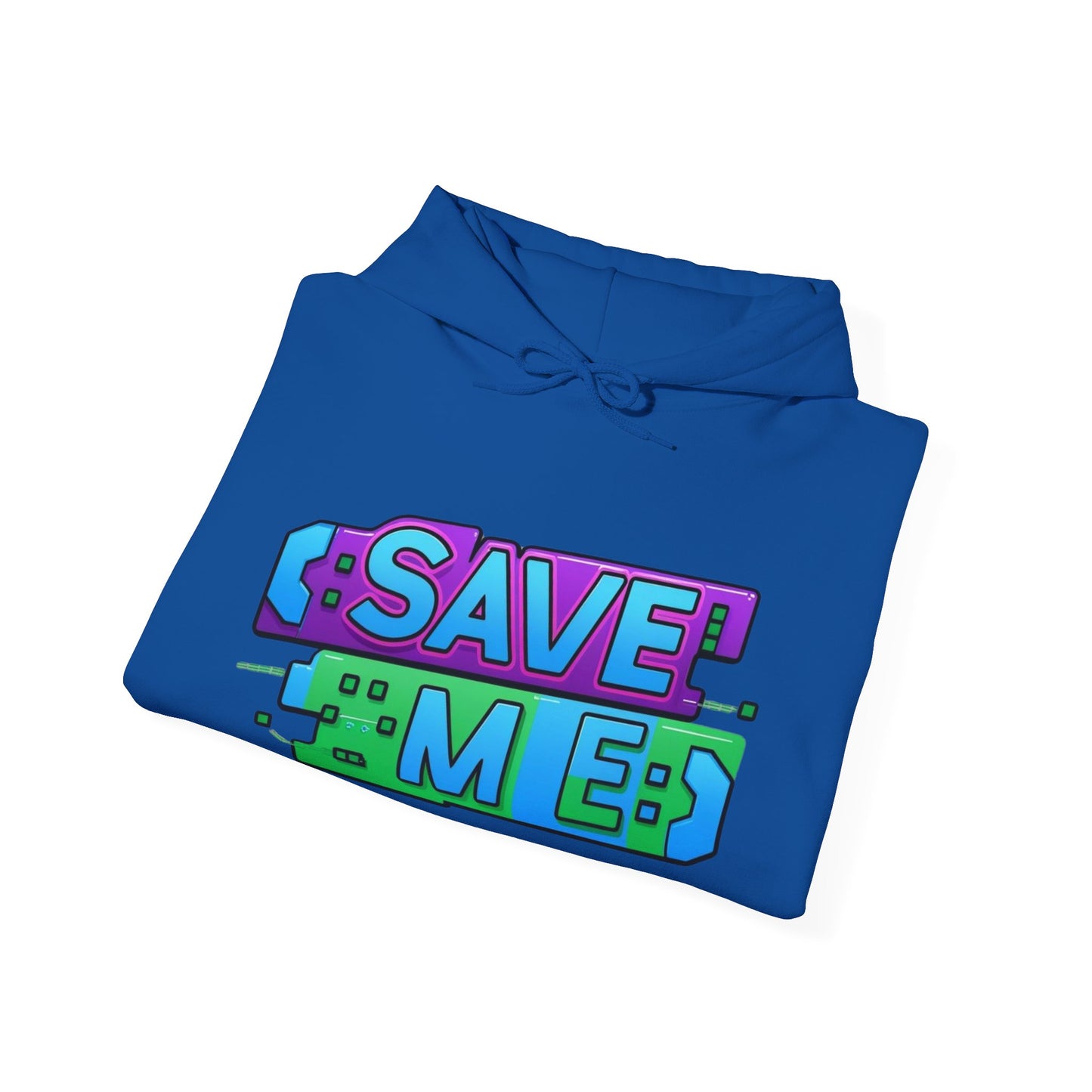 Tech-Inspired Hoodie – Ctrl + S (Save Me) Design, Funny Keyboard Theme, Neon Colors, Unisex Pullover Sweatshirt