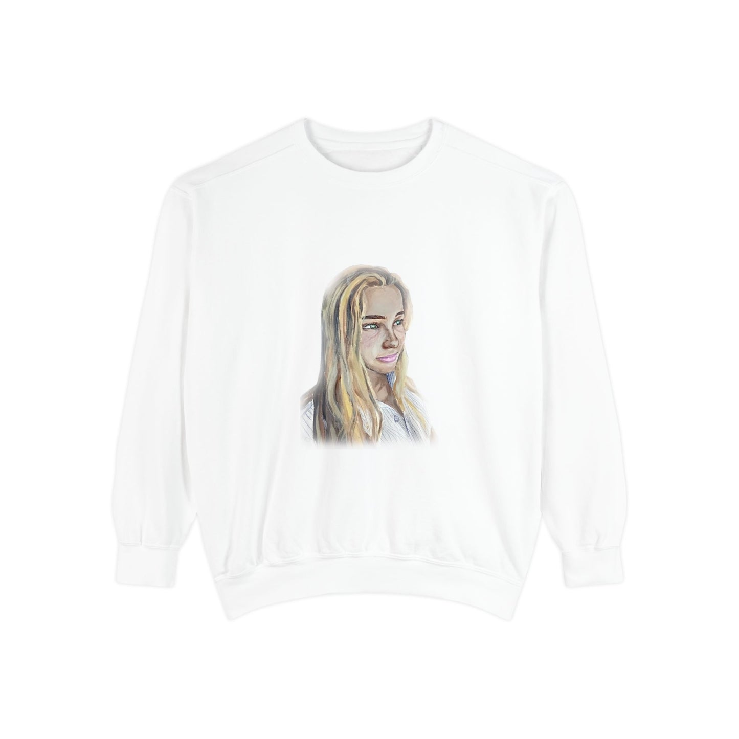 Cozy Unisex Garment-Dyed Sweatshirt with Artistic Design, Perfect for Casual Outings, Gift for Art Lovers, Birthday, Holidays, Outfit [...]