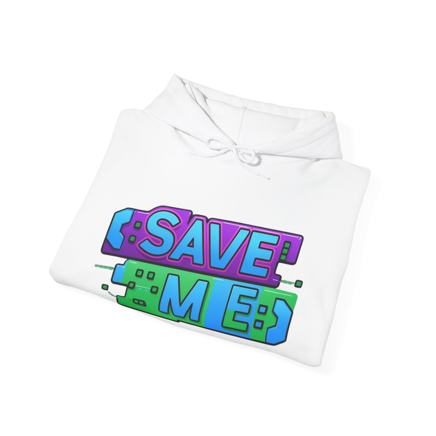 Tech-Inspired Hoodie – Ctrl + S (Save Me) Design, Funny Keyboard Theme, Neon Colors, Unisex Pullover Sweatshirt