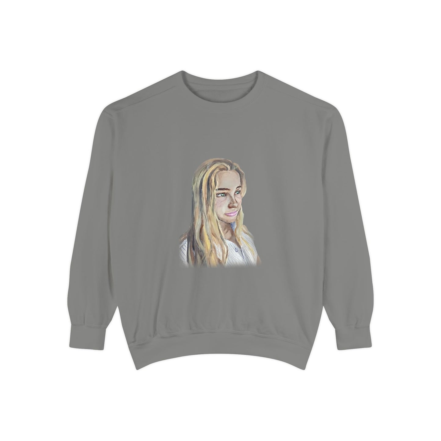 Cozy Unisex Garment-Dyed Sweatshirt with Artistic Design, Perfect for Casual Outings, Gift for Art Lovers, Birthday, Holidays, Outfit [...]