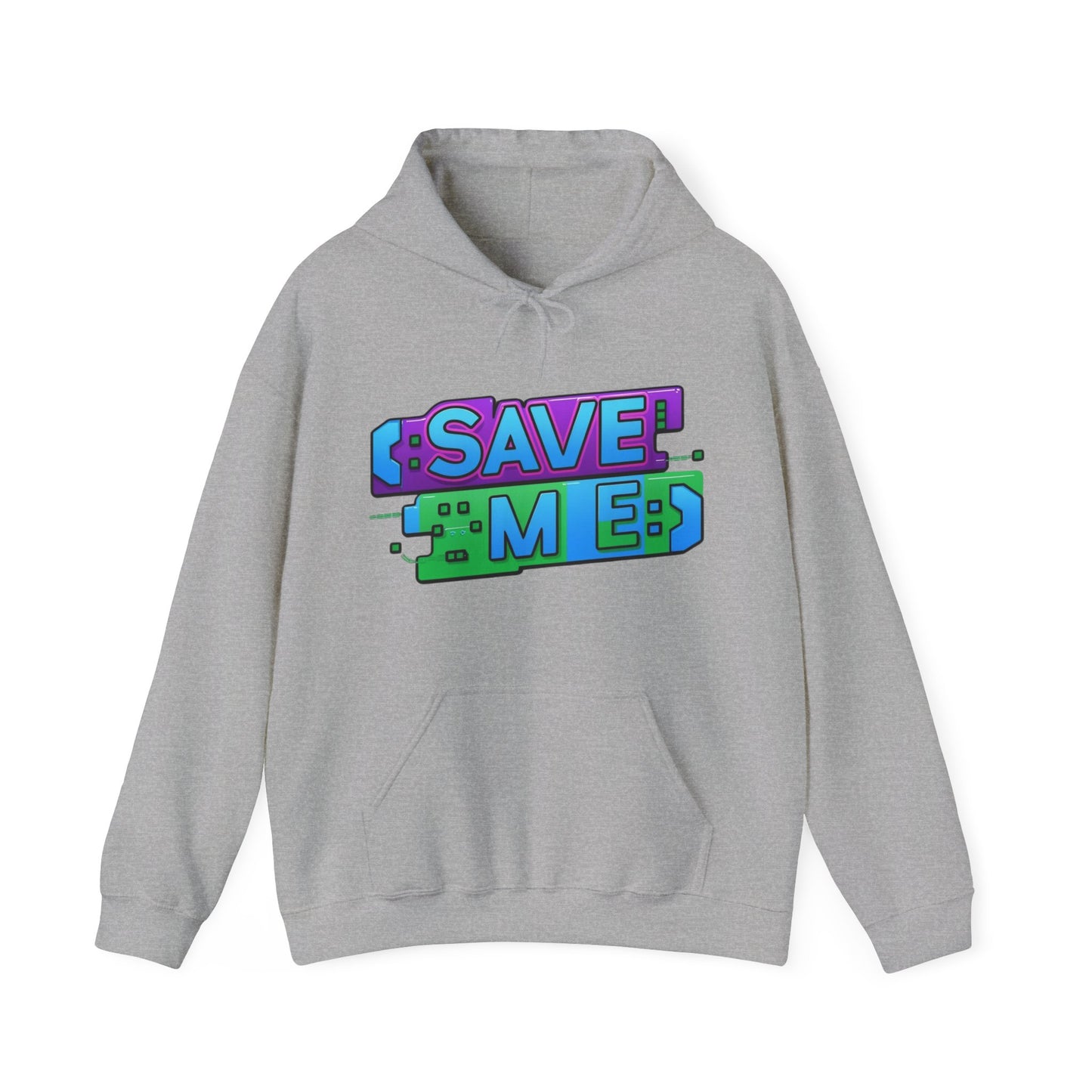 Tech-Inspired Hoodie – Ctrl + S (Save Me) Design, Funny Keyboard Theme, Neon Colors, Unisex Pullover Sweatshirt