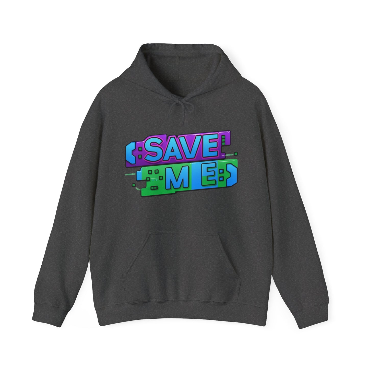 Tech-Inspired Hoodie – Ctrl + S (Save Me) Design, Funny Keyboard Theme, Neon Colors, Unisex Pullover Sweatshirt