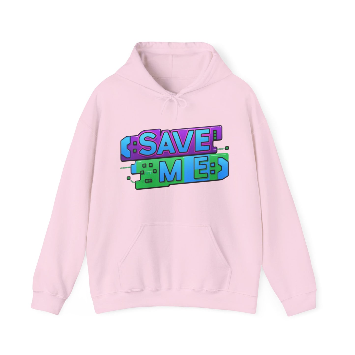 Tech-Inspired Hoodie – Ctrl + S (Save Me) Design, Funny Keyboard Theme, Neon Colors, Unisex Pullover Sweatshirt