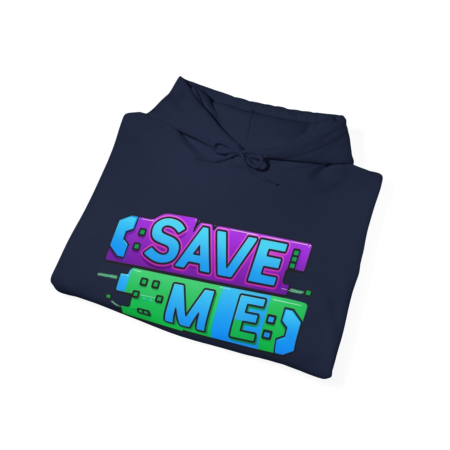 Tech-Inspired Hoodie – Ctrl + S (Save Me) Design, Funny Keyboard Theme, Neon Colors, Unisex Pullover Sweatshirt