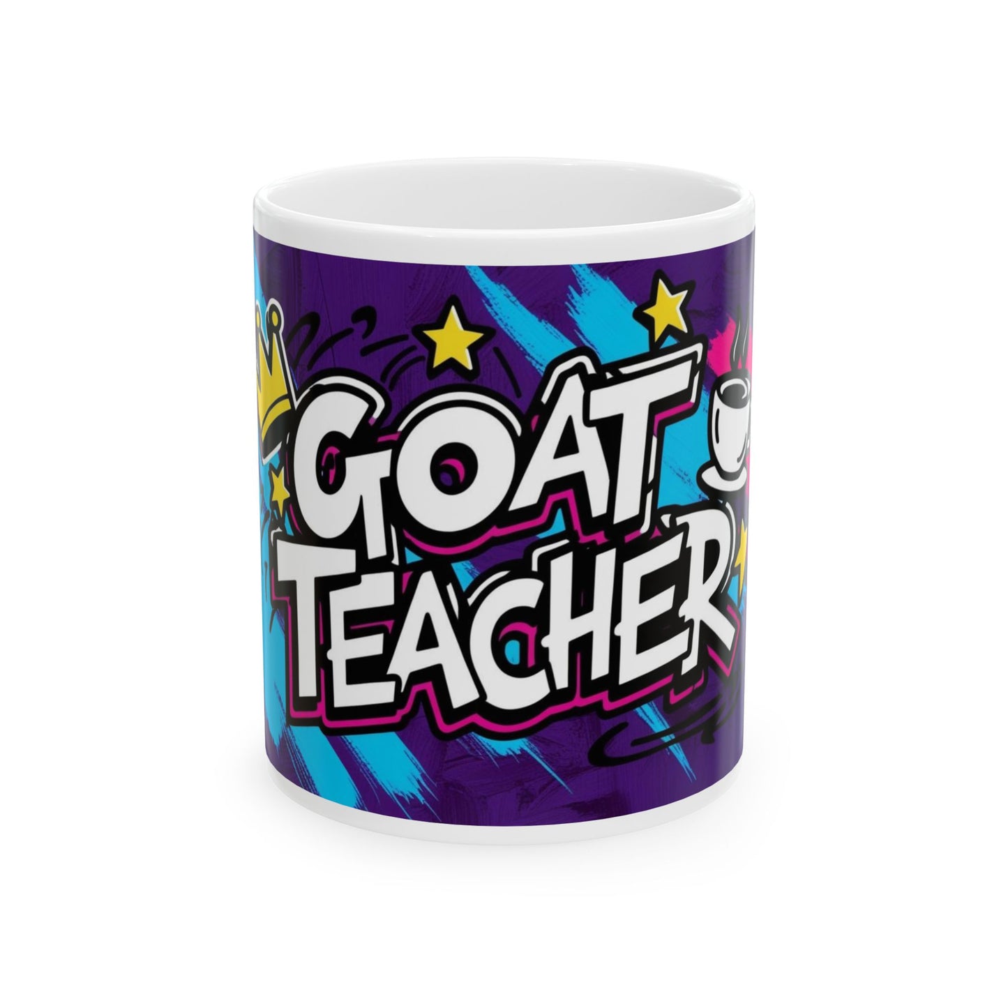 GOAT Teacher Mug - Unique Teacher Appreciation Gift, Fun & Creative Greatest of All Time Present for Educators