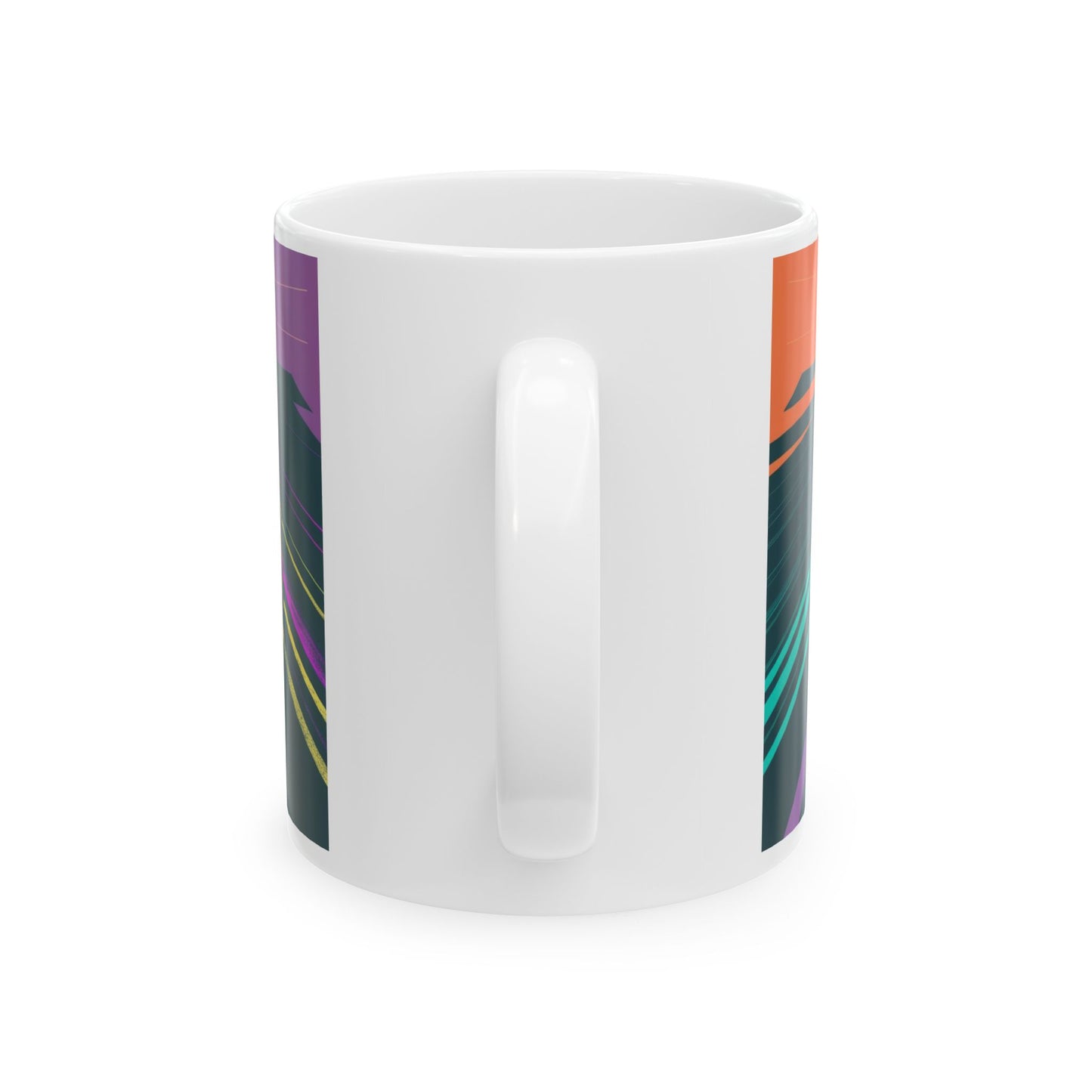 Motivational Quote "In My Own Lane, At My Own Frequency" Ceramic Mug, Inspirational Coffee Cup, Positive Vibes Tea Mug, Self Care Gift Idea